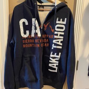 Expedition CA LAKE TAHOE Sherpa Lined Zip Up Mens Jacket L